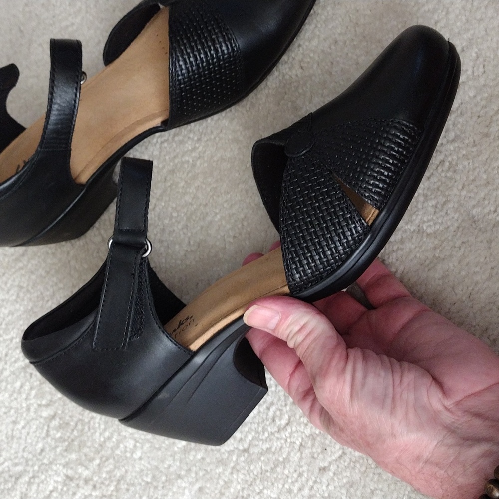 Clarks Black Heels for Women - Picture 4 of 13